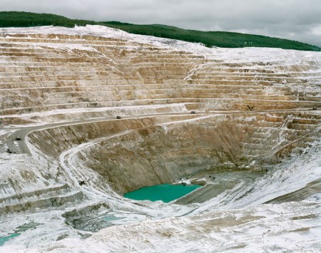 E. Burtynsky -- Inco-Frod Open Pit, Sudbury, Ontario (1985)