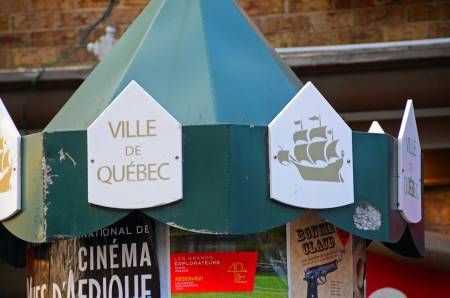 Sign Kiosk, Quebec City