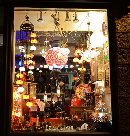 Antique Shop at Night, Quebec City