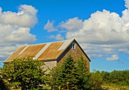 Barn Scene, Near Grande Pre, Nova Scotia 