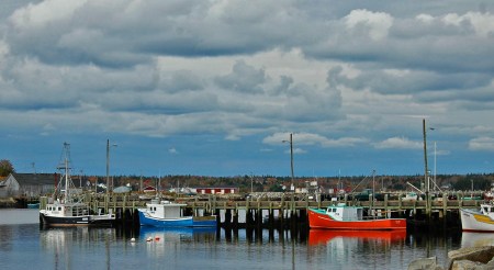 Dockside Scene, Chester, Nova Scotia