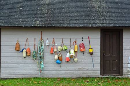 Buoy Display, Shelburne, N.S.