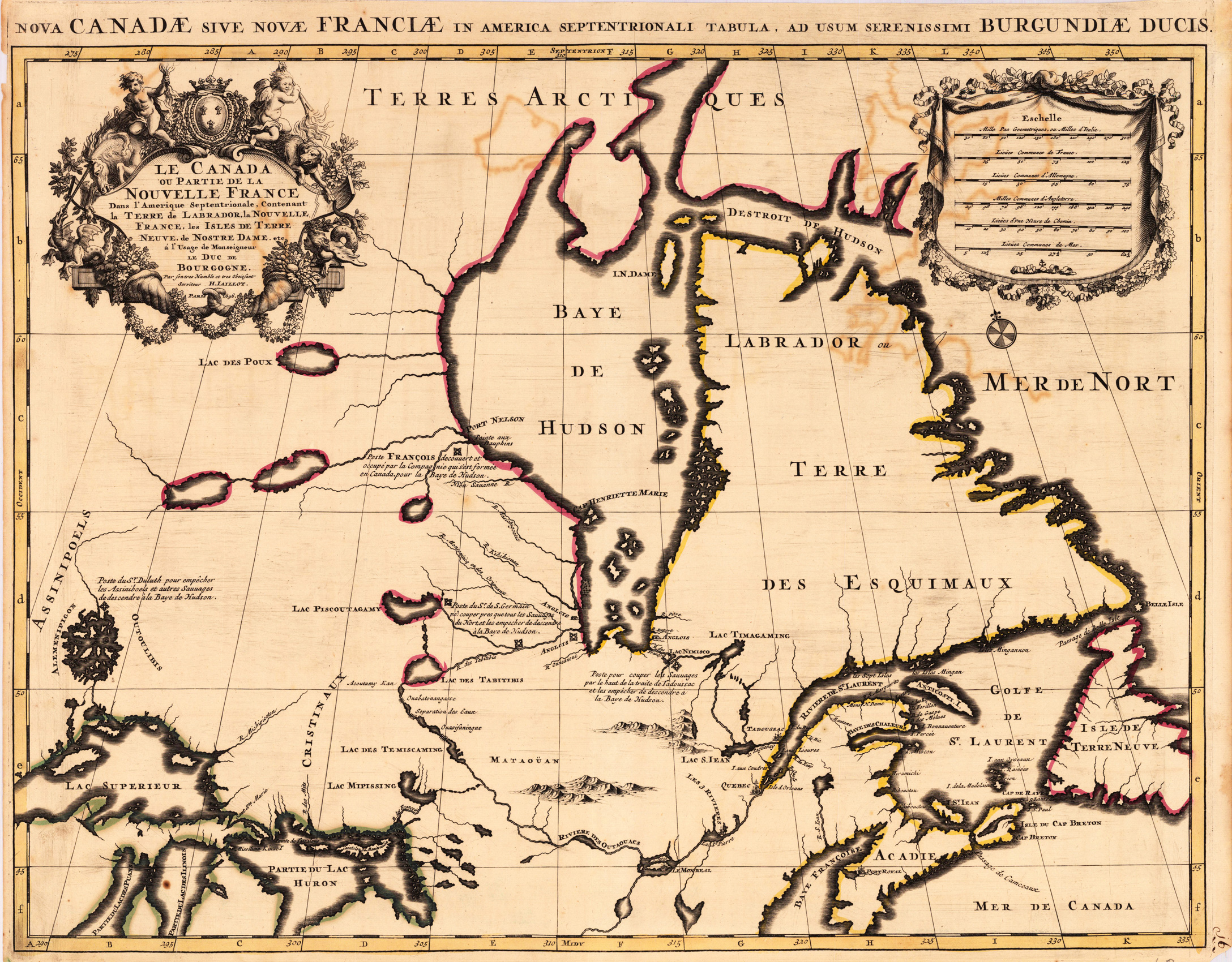 Nova Canadae 1693