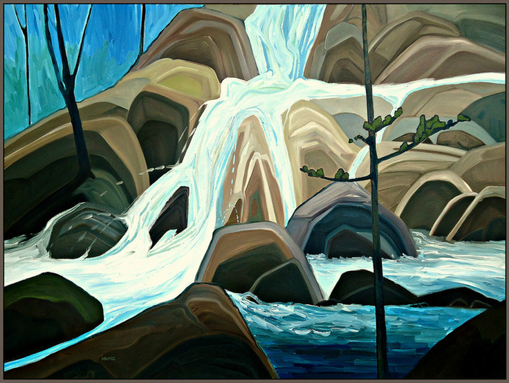 R. McAffee -- Waterfall